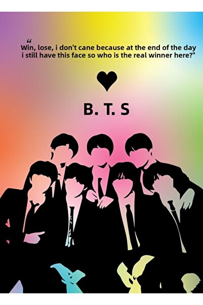 Universal Bts Real Winner Is Here Group Painting Poster din lemn decorativ Co...