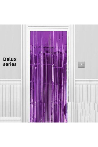 NW NessiWorld ستارة حائط وباب لامعة من Nessiworld لون بنفسجي 90x200 سم