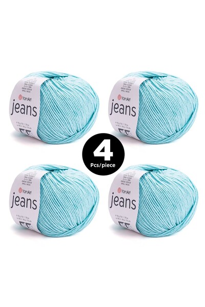 Yarnart 81 Model Jean's Knitting Lână - Pachet de 4