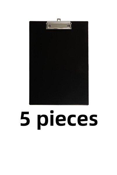 KRAF 5 Pcs A4 Without Cover Secretarial File Black