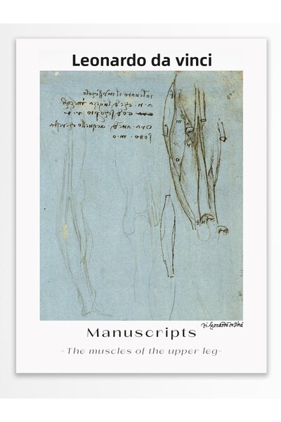 Postifull Αφίσα τοίχου Leonardo Da Vinci - Σειρά Art - Χοντρό χαρτί - Χωρίς π...