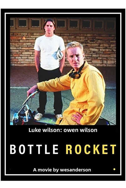 Universal Αφίσα Ρουκέτα Μπουκάλι, Ξύλινη Αφίσα, Διακοσμητική