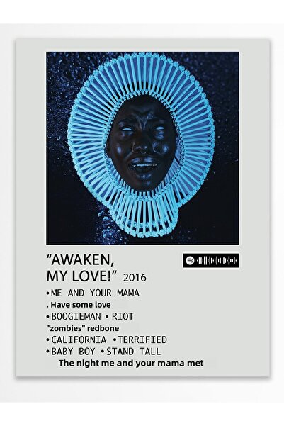 Postifull Άλμπουμ Polaroid Αφίσα τοίχου - Συμβατή αφίσα με Spotify - Διακόσμη...
