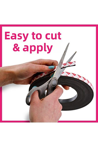 Hdg Μαγνήτης αυτοκόλλητης ταινίας 15 μέτρων - 3m αυτοκόλλητο, μήκος 15 μέτρα, πλάτος 12mm