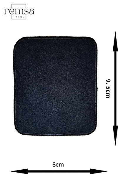 REMSATİC Iron-Stick Arma - Patch - Elbow Patch Model Navy Blue Rectangular (8...