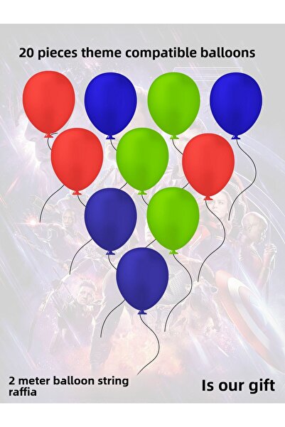 snowparty Avengers Avengers Theme Compatible Birthday Party Balloon