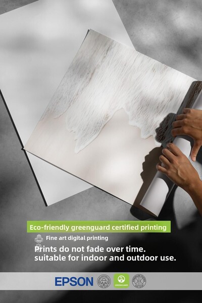 Postifull Waves of Silence Poster, Unframed Wall Poster, Vertical Wall Painting Comfort Series No: 108419