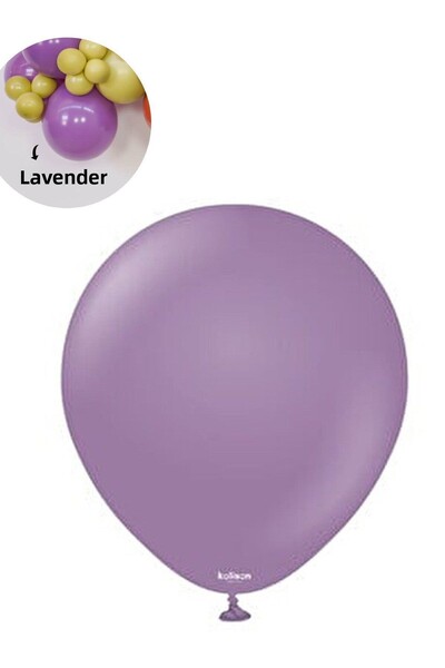 Partifabrik Lavender Color Retro Latex Balloon 10 Pieces