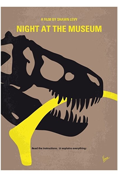 Universal No672- Noapte la Muzeu Tablou Poster din Lemn Decorativ