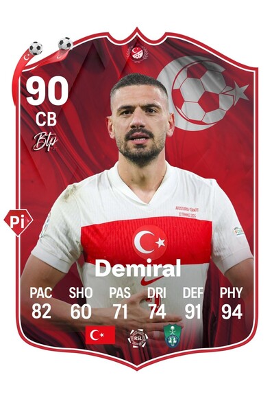 BERKANTTP بطاقة لعب بتصميم خاص للفريق الوطني الديمقراطي Merih