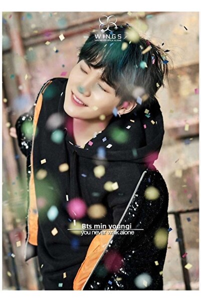 Universal Bts - Min Yoongi (ynwa) Poster decorativ din lemn Kod2001