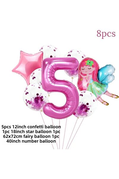 DÜVENCİ TİCARET ΣΕΤ ΜΠΑΛΟΝΙΩΝ ΓΕΝΕΘΛΙΩΝ ΜΕ ΦΥΛΛΑ ΚΟΡΙΤΣΙΔΑΣ ΝΕΦΗΛΩΝ