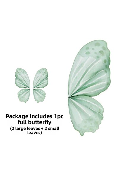 ELA 2024 Trend - Korean Butterfly Flower Patterned Packaging Paper, Mint