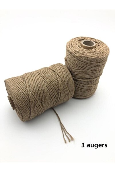 Erdal Ticaret حبل الجوت 3 اوجير 3 مم (+- 500 جرام +- 125 متر)