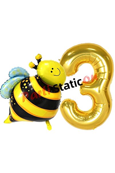 Parti Station مجموعة بالونات عيد الميلاد من Bee Bee Concept بعمر 3 سنوات، بال...