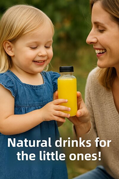 Open Home Concept 3Pcs 250ml Smoothie Detox Bottle Clear Plastic Leakproof Lid Cornered Juice Bottle