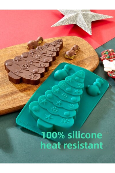 EMBazaar New Year's Council - Pine Tree Series Silicone Dubai Chocolate