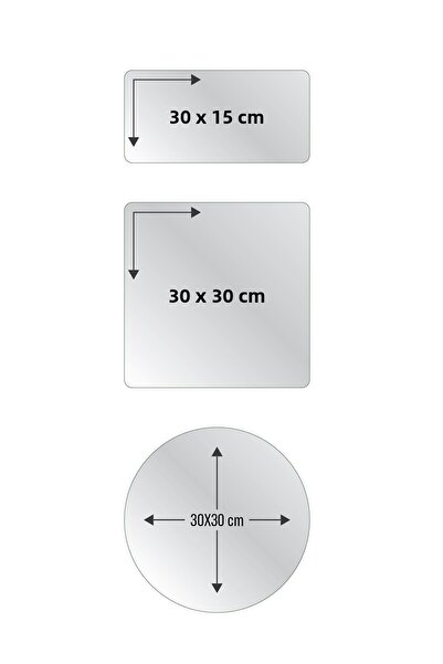 Decovetro Bon Appetit 3-Piece Mixed Set - Glass Serving Plate