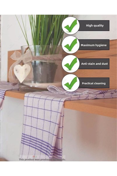 lemsel 6 Pieces, 45X45Cm Torson Napkin, Food Cover, Torson Cloth, Dough Cover