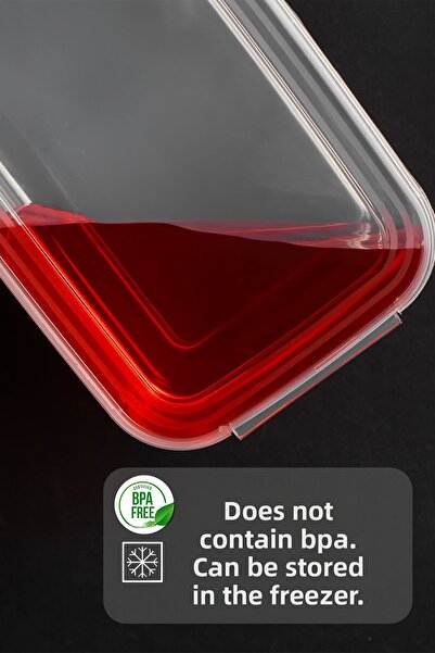 Porsima 4302 Model 20-Piece Freezer Storage Set - Self-Cover, Deep Freezer 2Lt Clear