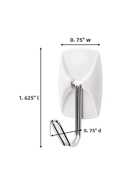 COMMAND 12-Piece Kitchen Utensil Adhesive Hook Small