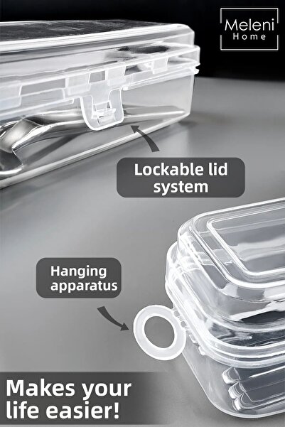 Meleni Home Set of 6 Cutlery Set Storage Box - Dowry Organizer Organizer Storage Container