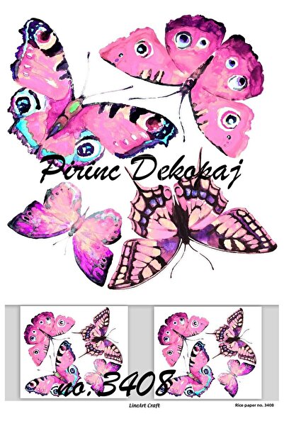 LİNEART ورق ديكوباج نحاسي Lineart رقم: L3408 - 29x42 سم