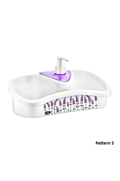 Emofom Daisy Sponge Chamber Kitchen & Bathroom Liquid Detergent Dispenser