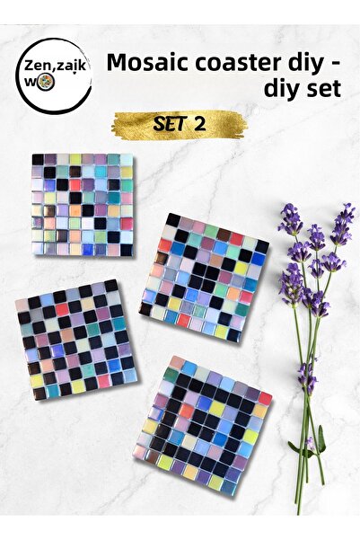 Zen Mozaik - Mosaic Coaster DIY Set - Discover Your Creativity!