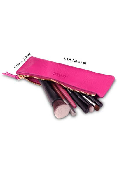 OttoAngelino Otto Angelino Genuine Leather Pencil Bag