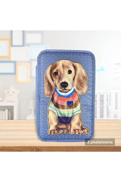 Top Model by Depesche Top Model 3 - Μολυβοθήκη 3 επιπέδων με γέμιση και σκύλο