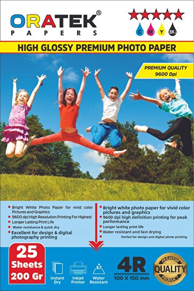 ORATEK Hârtie foto Canon Maxify GX4090 10X15 cm Premium lucioasă 200 gr 25 buc.