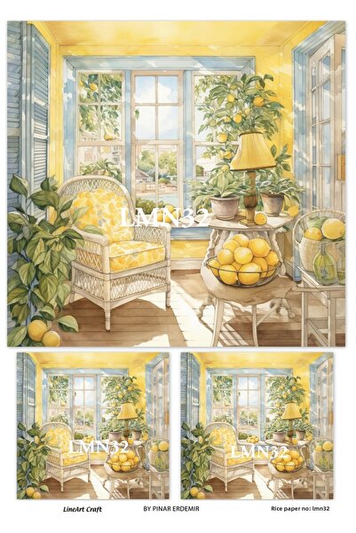 LİNEART LMN32-29X42cm نموذج ورق ديكوباج نحاسي