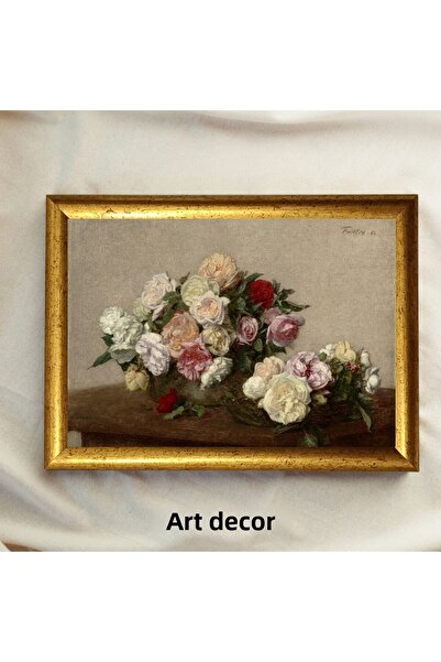 Sanart Pictură vintage cu rame, pictură în ulei, pictură înrămată, decor arti...