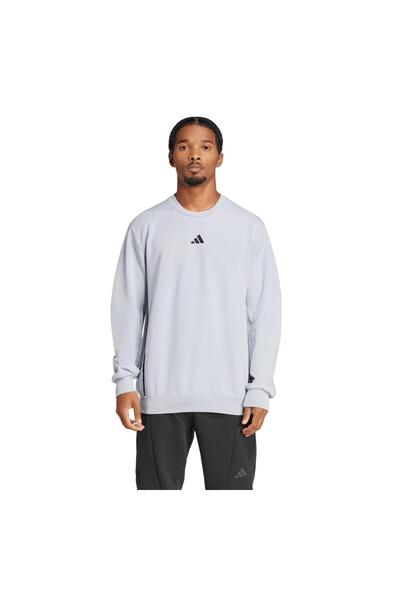 adidas Jp0927-E D4T Crew Sweats Men's Sweatshirt Gray