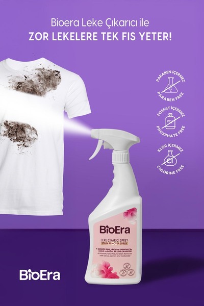 BioEra Doğal Formüllü Güçlü Leke Çıkarıcı Sprey 750ml