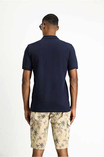 Kiğılı Сlim Fit вузький крій бавовняна футболка з поло коміром