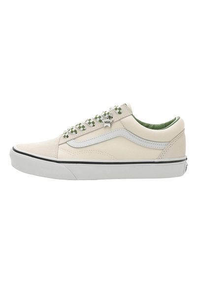 Vans Old Skool Women's Green/White Sports Shoes