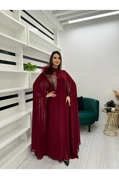 White Corner 3185 Collar Hand Crafted Embroidered Flower Detail Design Hijab ...