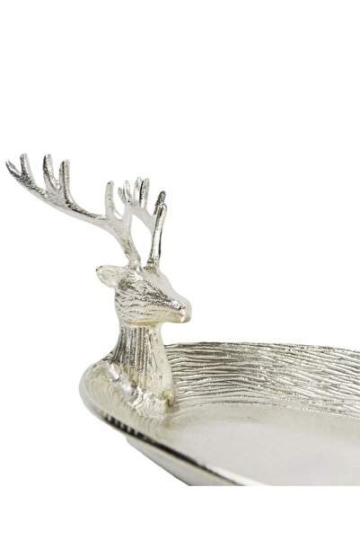 Bin Shihoun Oval Tray with Handles Inspired by Antlers 30CM