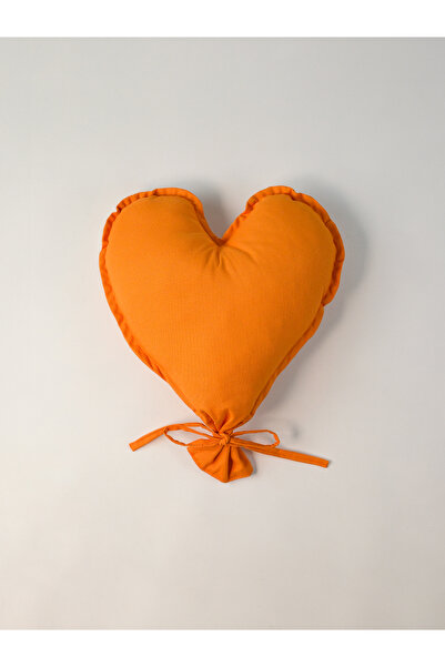 Galia Tasarım Puffy - Подушка у формі серця з повітряними кульками, помаранче...