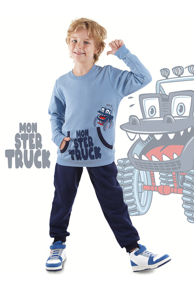 Denokids Set de trening pentru băiat Truck Monster