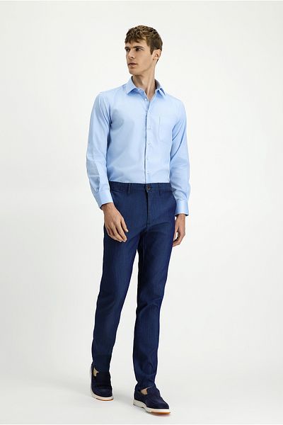 Kiğılı Relax Fit Relaxed Cut Lyocell Blend Canvas / Chino Pants