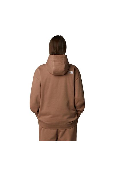 THE NORTH FACE F0A89EN6IH1-R The North Face W Essential Oversize Hoodie Γυναικείο φούτερ καφέ