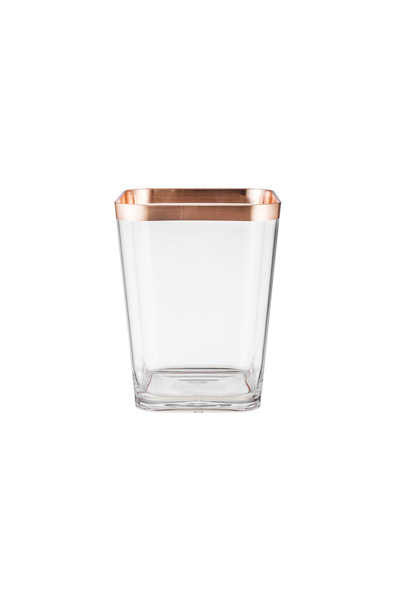 ABAREEK Set of acrylic wastebasket, tissue box and decor for a stylish and modern home