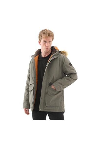 lumberjack ML COLDIN 2-W22CYPM-01GQ Χακί Ανδρικό Κοντό Παλτό