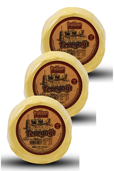 TRABZON PAZARI Az Tuzlu Trabzon Tereyağı 3x500 Gr
