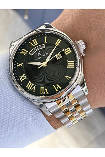 Daniel Klein Takvimli Erkek Kol Saati Çelik Kordon