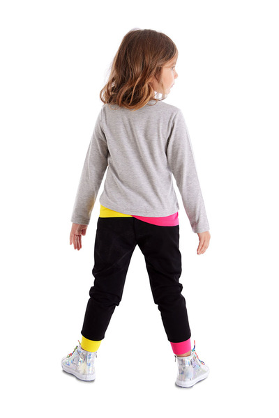 MSHB&G Set de tricou și pantaloni Roller Star de iarnă pentru fete
