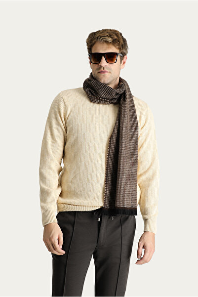 Kiğılı Woolen Patterned Crew Neck Knitwear Sweater - Regular Fit